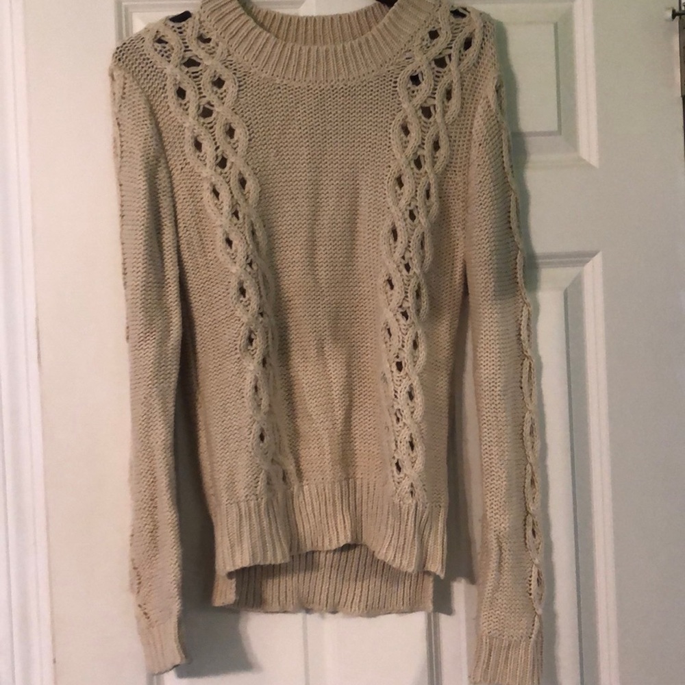 Mak B Crewneck Knit Sweater